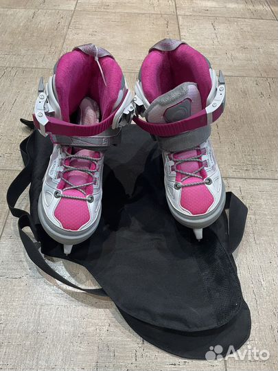 Коньки детские oxelo раздвижные 29-32р