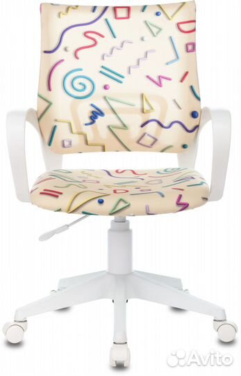 Кресло детское Бюрократ песочное