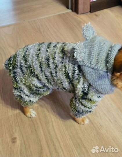 Пальто теплое для маленькой собачки