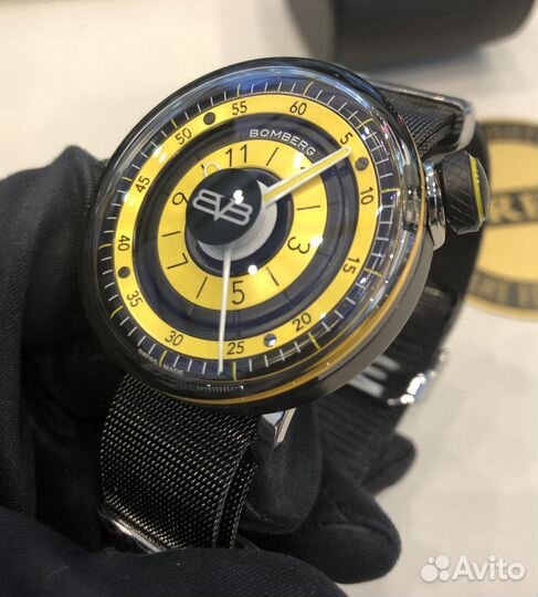Bomberg BB01 Black & Yellow 43MM