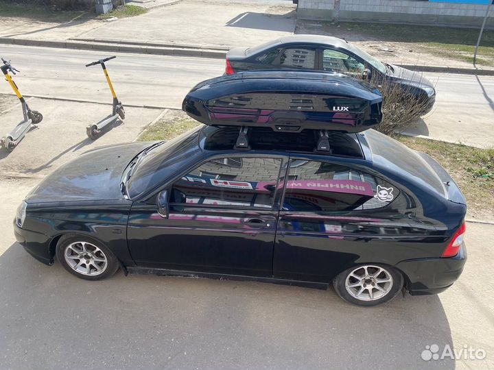 Багажник бокс на крышу Лада Приора купе(2010-15)