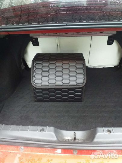 Органайзер в багажник автомобиля соты черный