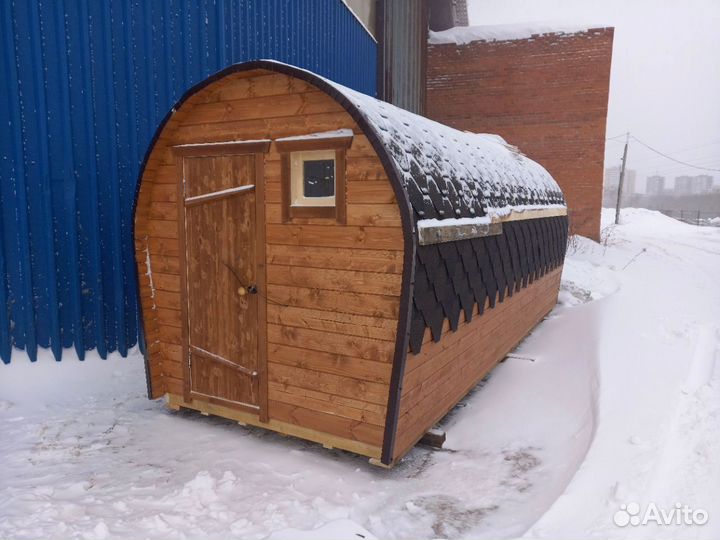 Баня бочка под ключ в рассрочку
