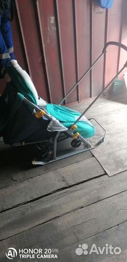 Детские санки с колесами