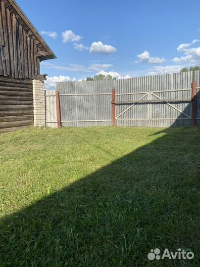 Покос травы триммером