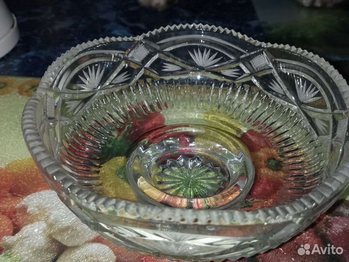 Вазы хрустальные,ссср,новые