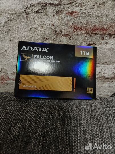 Новый SSD диск M.2 Nvme Adata Falcon 1tb