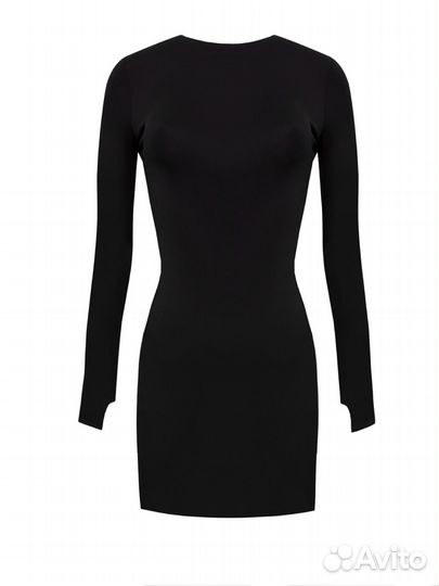 Li lab платье женское замша/бархат