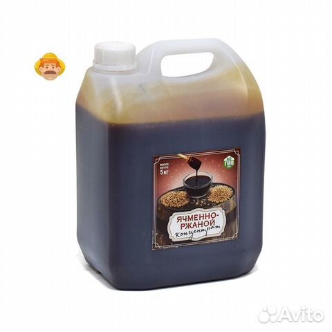 Солодовый концентрат ячменно-ржаной, 5 кг