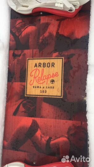 Комплект: сноуборд arbor, ботинки, крепления union