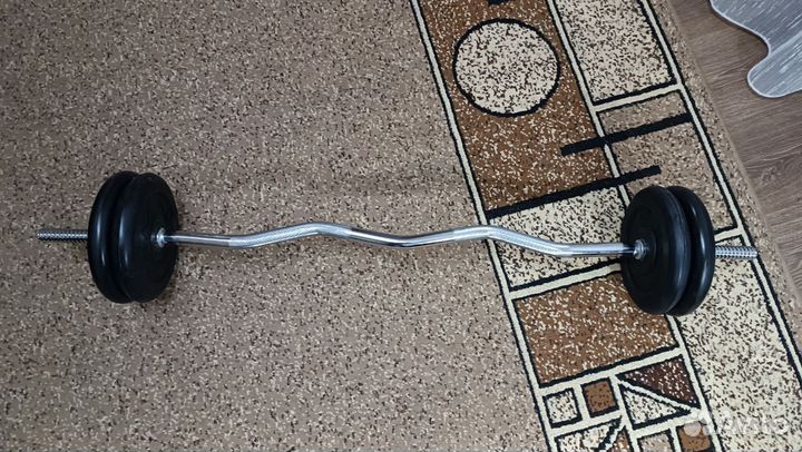 Изогнутый гриф для штанги