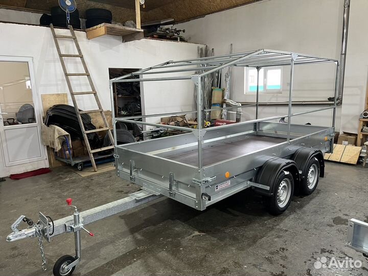 Мощный 2х осный прицеп 3.5х1.55 Трейлер