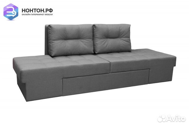 Диван еврокнижка Толедо серый