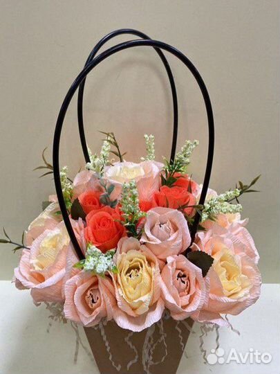 Сладкий букет с конфетами