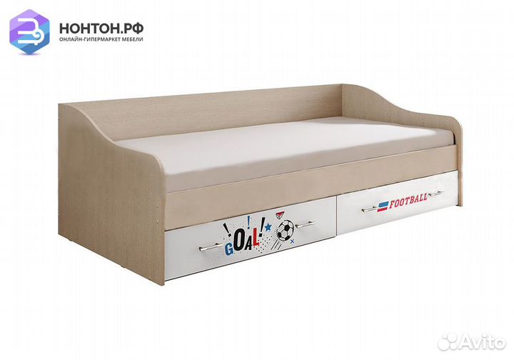 Кровать с 2-мя ящиками Вега NEW Boy