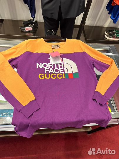 Лонгслив Gucci x The North Face L оригинал