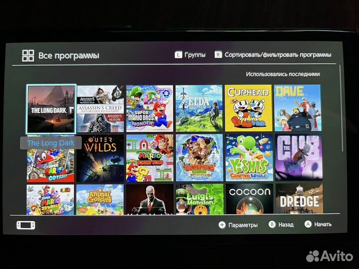Nintendo switch oled прошитая + 256gb
