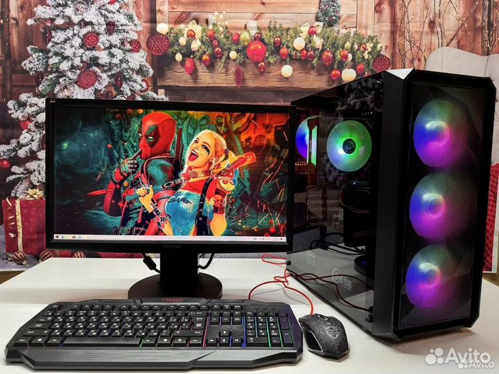 Игровой пк 10 ядер с RTX2060super 8gb/RAM2*8