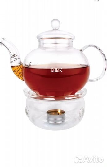 Заварочный чайник с подставкой для подогрева