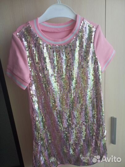 Платье с пайетками