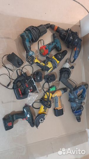 Перфоратор, дрель, шуруповерт, лобзик батарейки