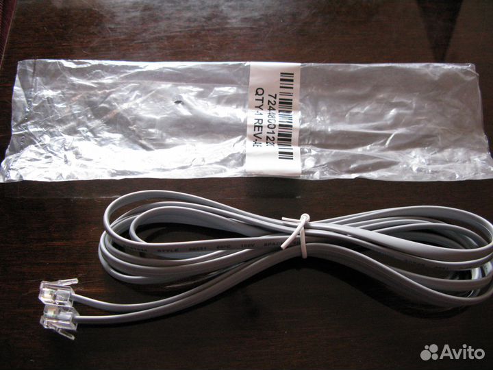 Кабель новый для стационарных телефонов, 2.25м