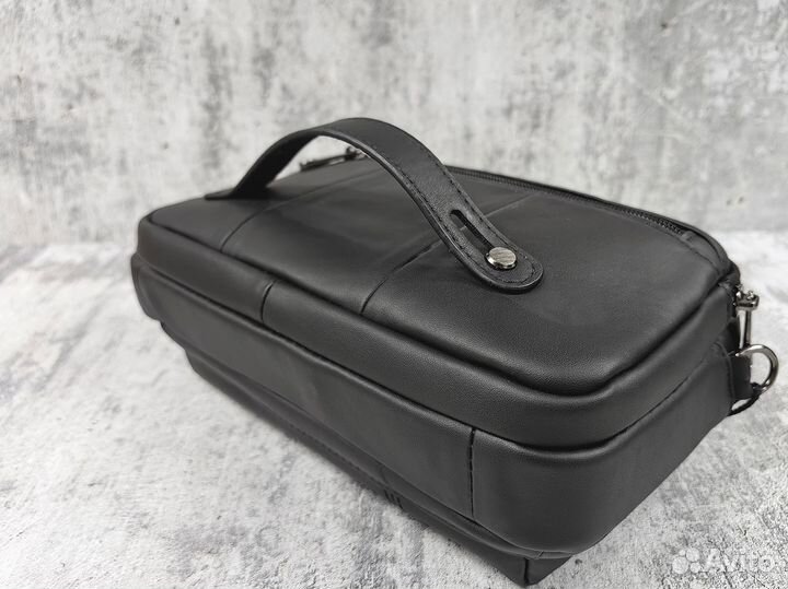 Клатч барсетка мужской, воловья кожа