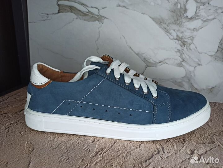 Кеды новые 41 размер натуральный нубук barseleon