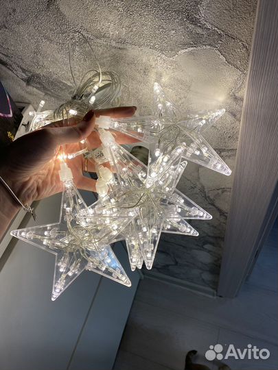 Электрогирлянда занавес 