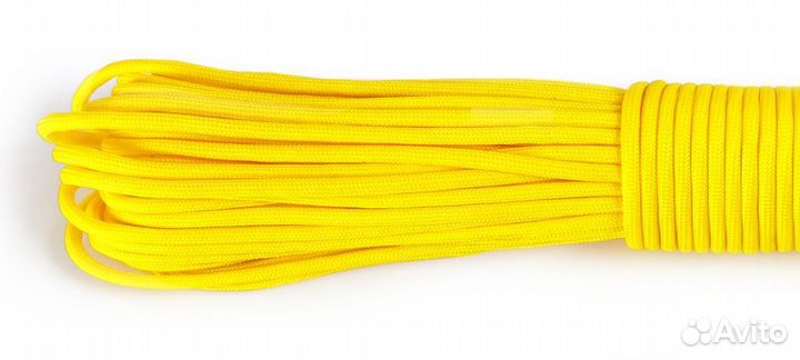 Paracord 550 yellow #019 30 метров