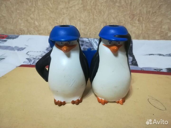 Игрушки Пингвины Мадагаскара из Макдональдса