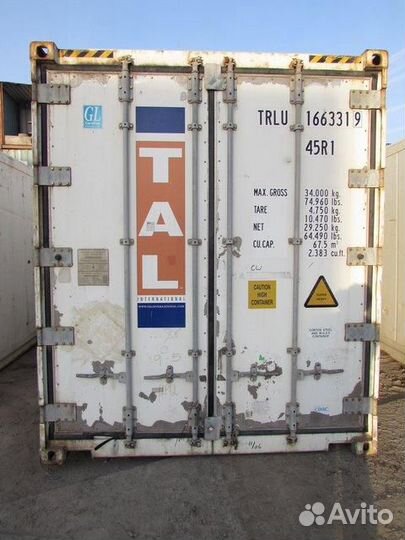 Рефконтейнер 40-футов carrier trlu 166331-9 2006гв