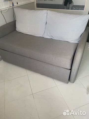 Диван раскладной икеа , ширина 160, глубина 100, высота 65 , б/у ...