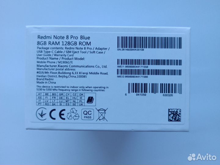 Xiaomi redmi note 8 pro 8/128gb