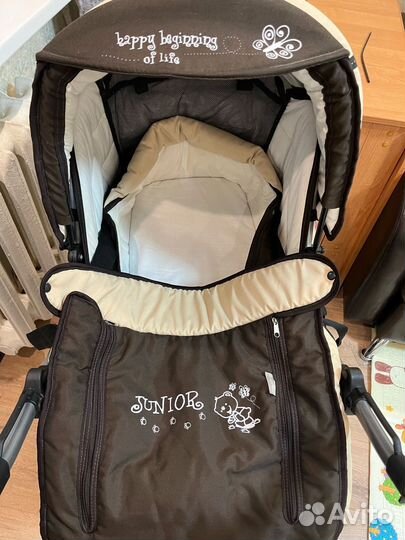 Коляска-трансформер 2 в 1 (agat verdi)