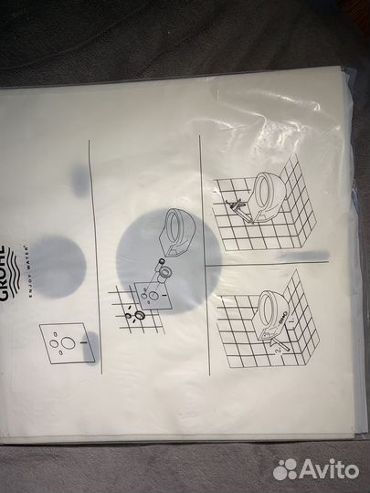 Звукоизоляция прокладка для унитаза Grohe