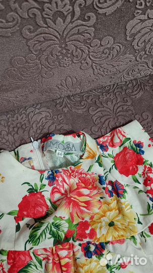 Платье для девочки 86