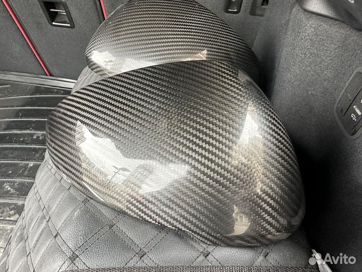 Карбон на боковые зеркала porsche macan