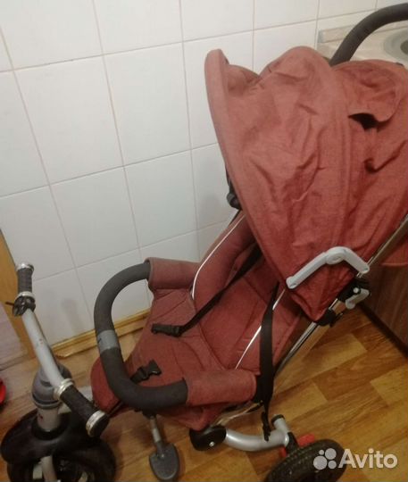 Детский велосипед с ручкой бу