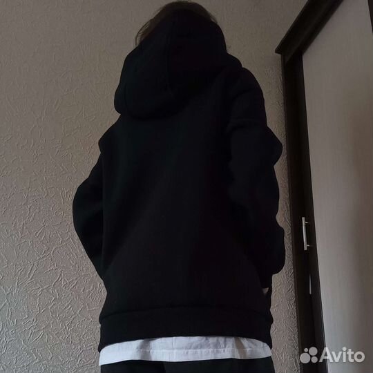 Толстовка черная унисекс(женская/мужская) размер М