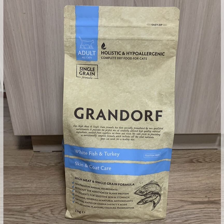 Корм для кошек grandorf 2 кг