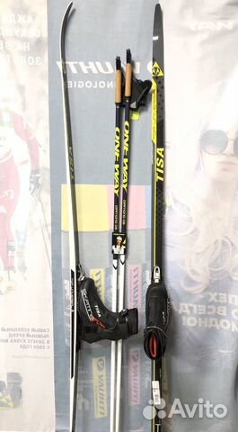 Беговые лыжи комплект One way