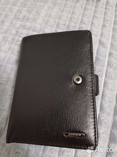 Кошелек мужской кожаный новый