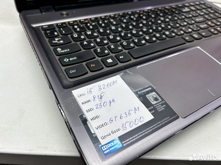 Ноутбук lenovo core I5