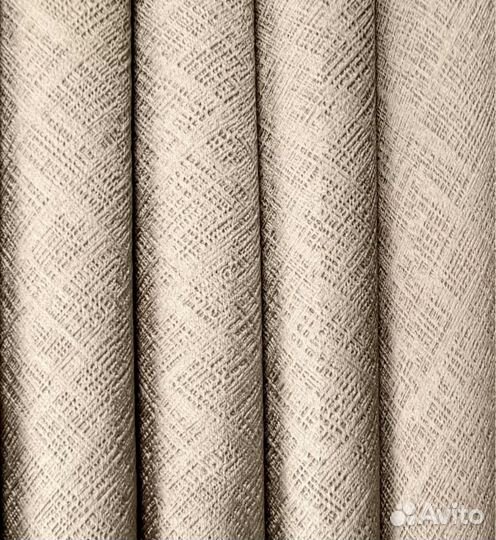 Шторы блэкаут бежевый 100% блэкаут, золото-бежевые