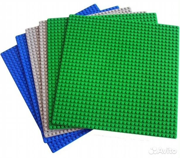 Набор Лего пластин 3 цвета новые