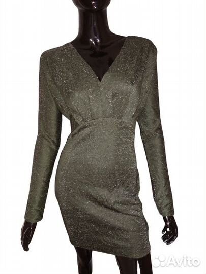 Вечернее платье с люрексом