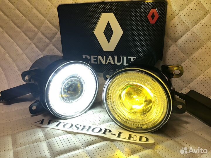 Фары птф bi LED Линзы Renault