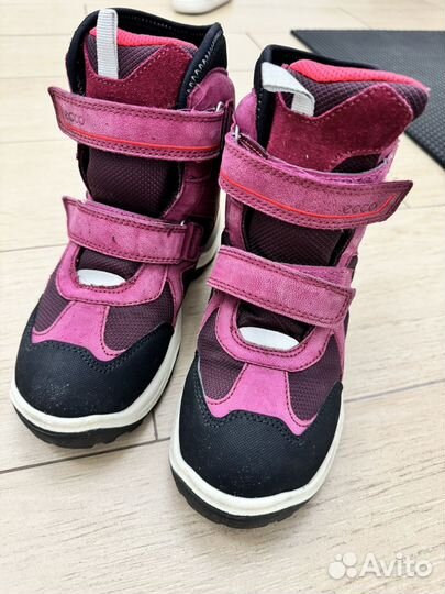 Зимние ботинки ecco 35 размер