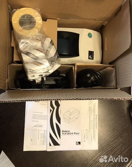 Термопринтер Zebra TLP 2824 Plus